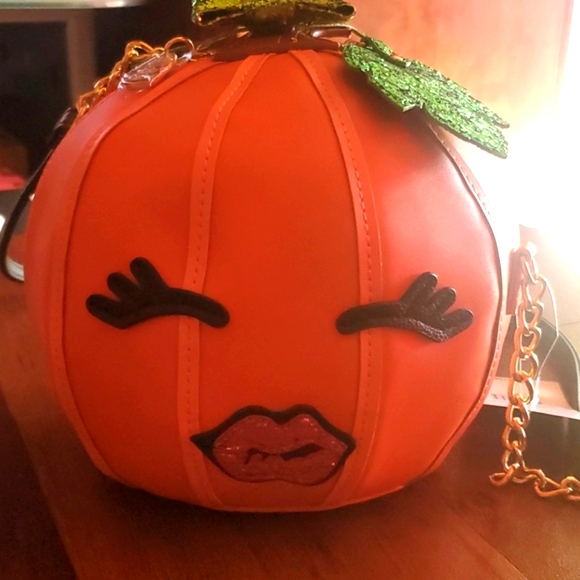 Betsey Johnson Handbags - Betsey Johnson Crossbody Pumpkin Purse